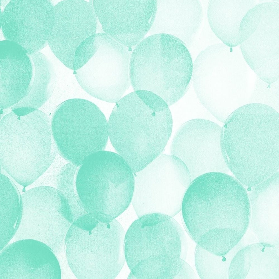 Airy Balloons in Mint A Poster Print - Studio SEA-VARPDX92423 Image 1