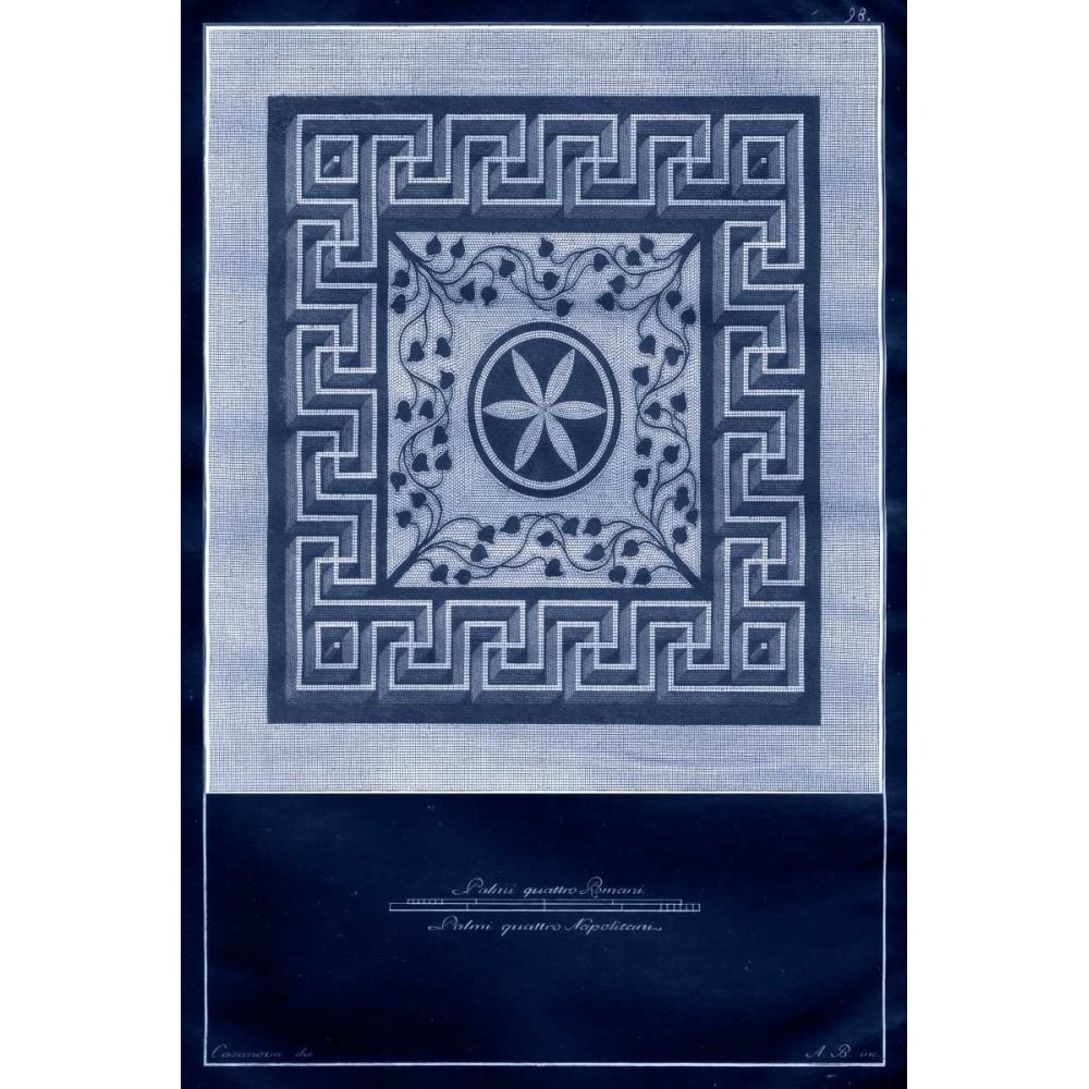 Indigo Tile II Poster Print - Studio Vision-VARPDX92423Z Image 1