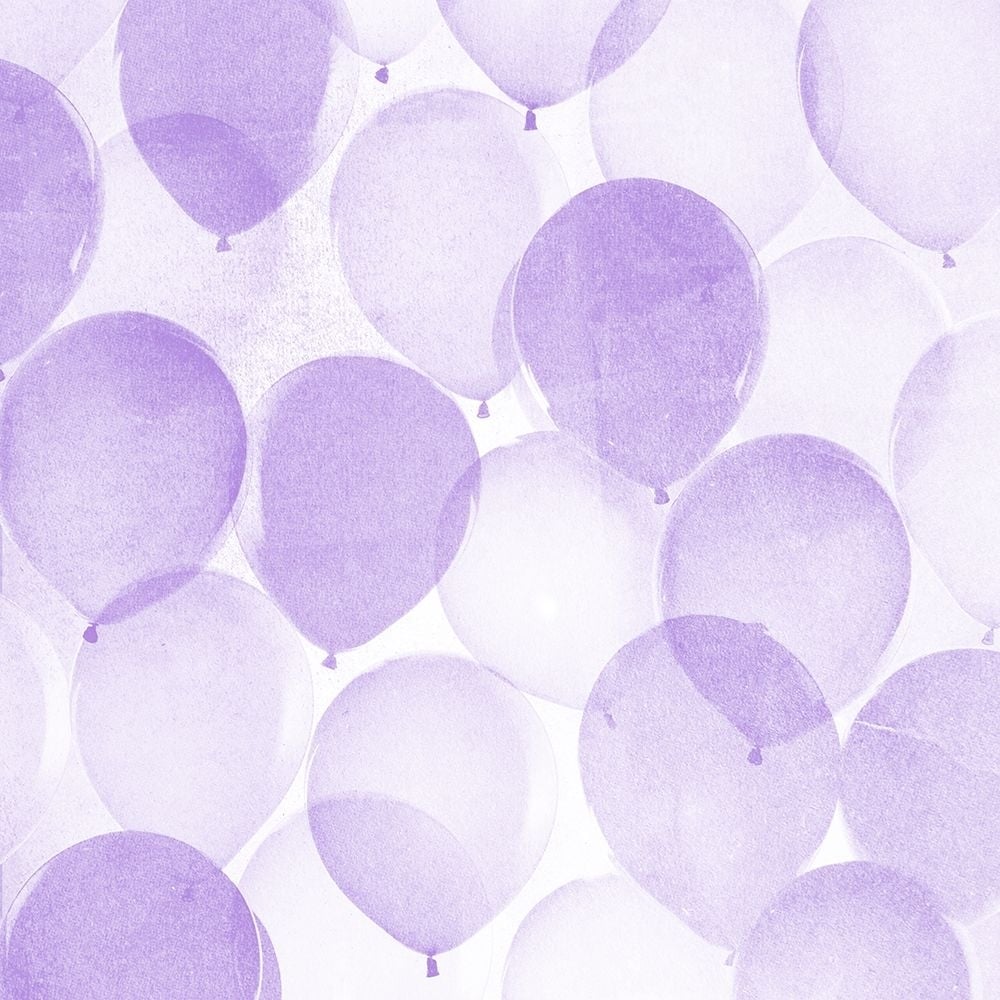 Airy Balloons in Purple B Poster Print - Studio SEA-VARPDX92426 Image 1