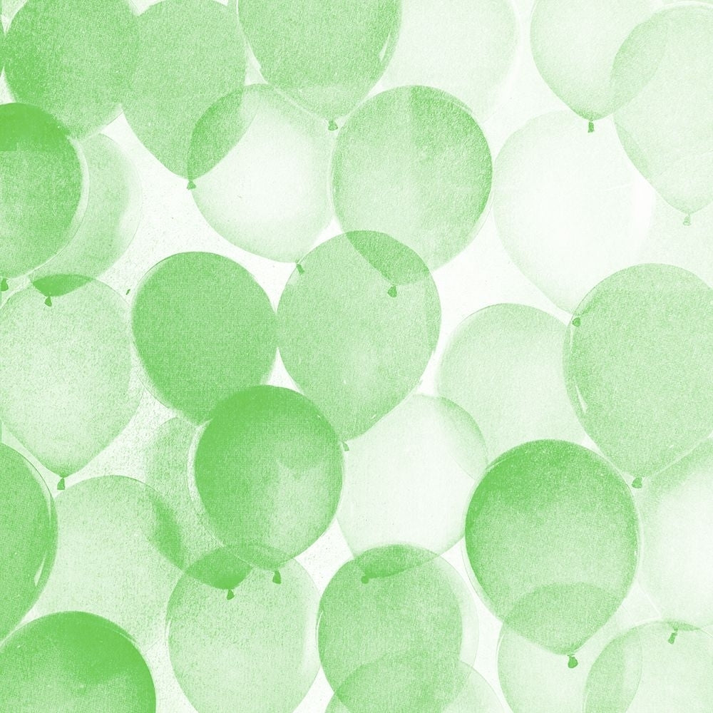 Airy Balloons in Green A Poster Print - Studio SEA-VARPDX92429 Image 1