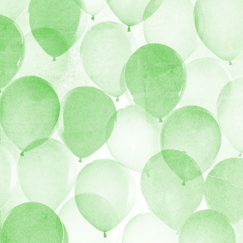 Airy Balloons in Green B Poster Print - Studio SEA-VARPDX92430 Image 1