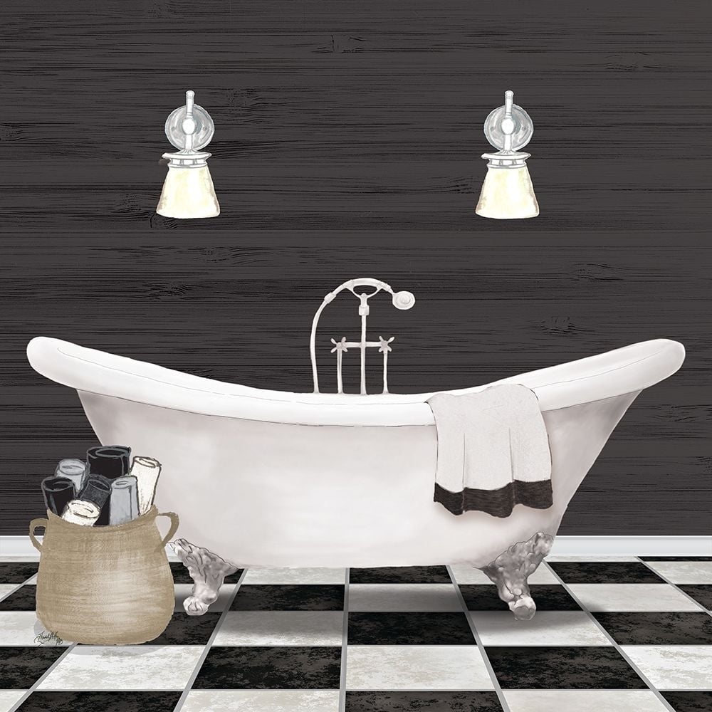 Modern Bathroom I Poster Print - Elizabeth Medley-VARPDX9242QC Image 1