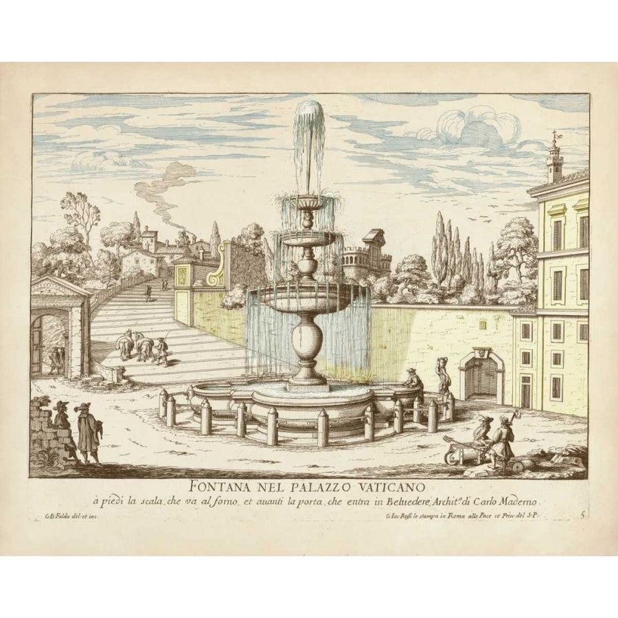 Fountains of Rome III Poster Print - Studio Vision-VARPDX92430Z Image 1