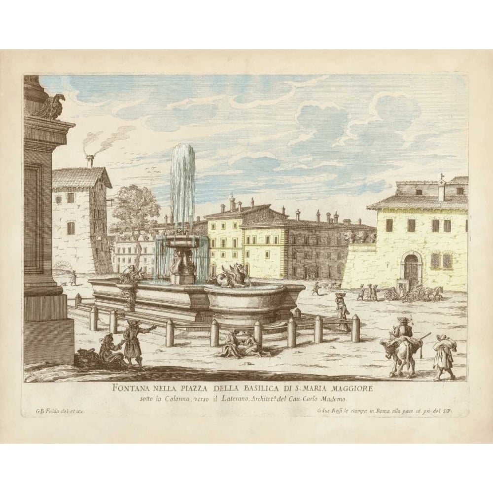 Fountains of Rome VI Poster Print - Studio Vision-VARPDX92433Z Image 1