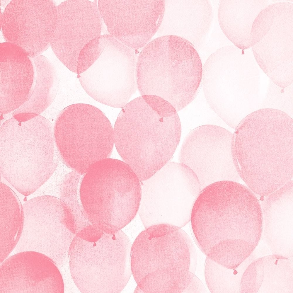 Airy Balloons in Pink A Poster Print - Studio SEA-VARPDX92435 Image 1