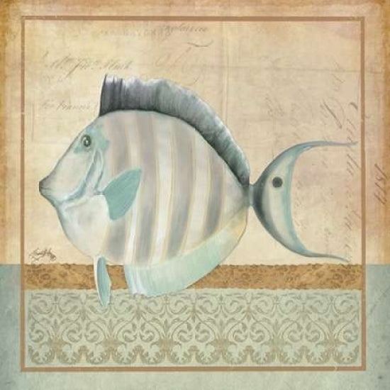 Vintage Fish III Poster Print by Elizabeth Medley-VARPDX9244A Image 1