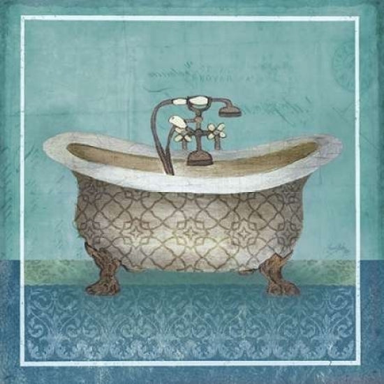 Regal Blue Tub II Poster Print by Elizabeth Medley-VARPDX9244S Image 1