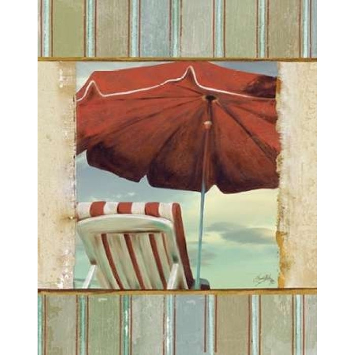 Chaise de Plage I Poster Print by Elizabeth Medley-VARPDX9246A Image 2