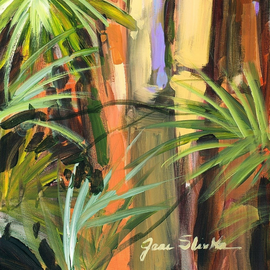 Palms in the Night II Poster Print by Jane Slivka-VARPDX9261E Image 1