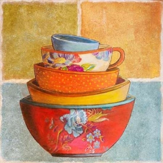 Collage Bowls I Poster Print by Patricia Pinto-VARPDX9283A Image 2