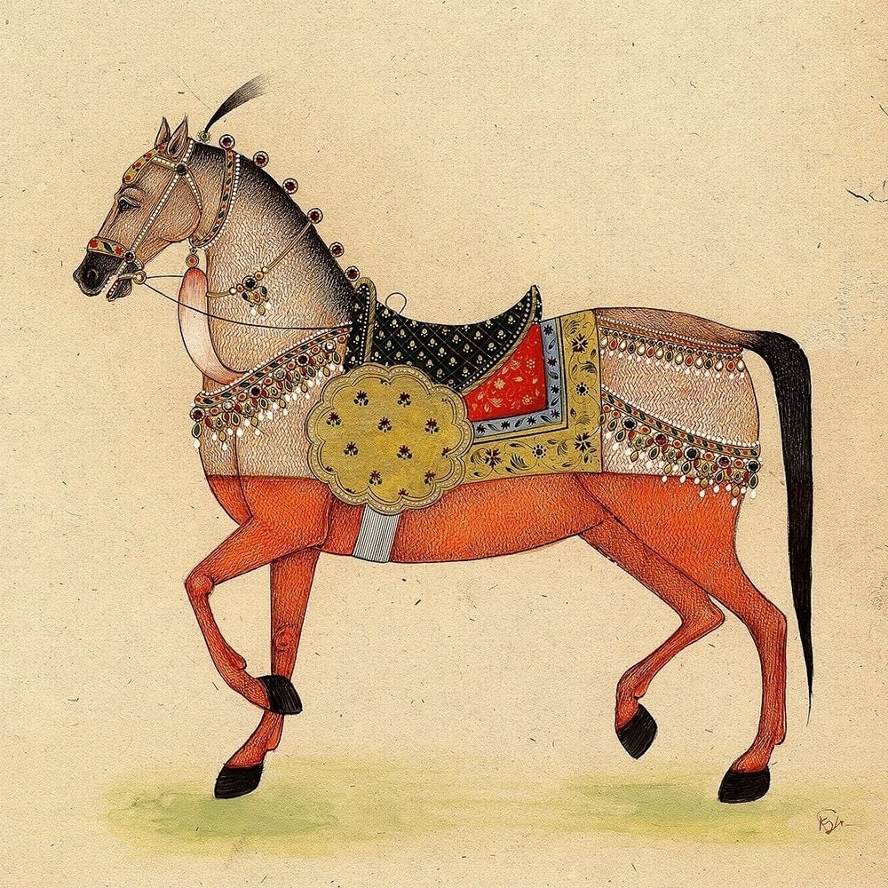 Horse from India I Poster Print - Illuminations-VARPDX9289Z Image 1