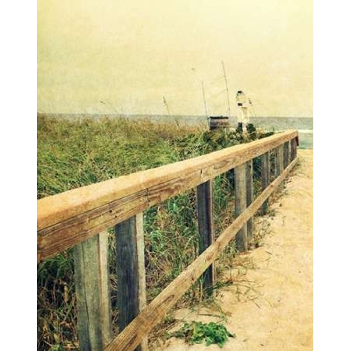 Beach Rails I Poster Print by Lisa Hill Saghini-VARPDX9299E Image 1