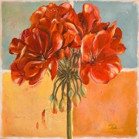 Red Geraniums I Poster Print by Patricia Pinto-VARPDX9313 Image 2