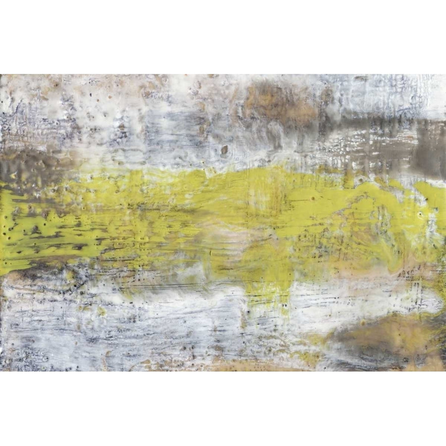 Yellow and Grey Serenity II Poster Print - Jennifer Goldberger-VARPDX93209FN Image 1