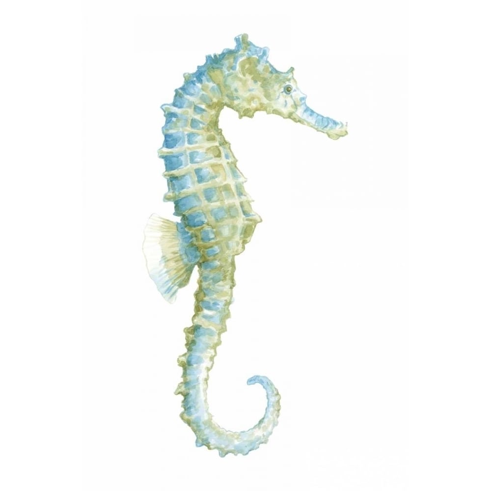 Watercolor Seahorse I Poster Print - Megan Meagher-VARPDX93257Z Image 1