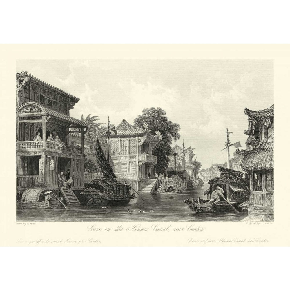 Scenes in China I Poster Print - T. Allom-VARPDX93305Z Image 1