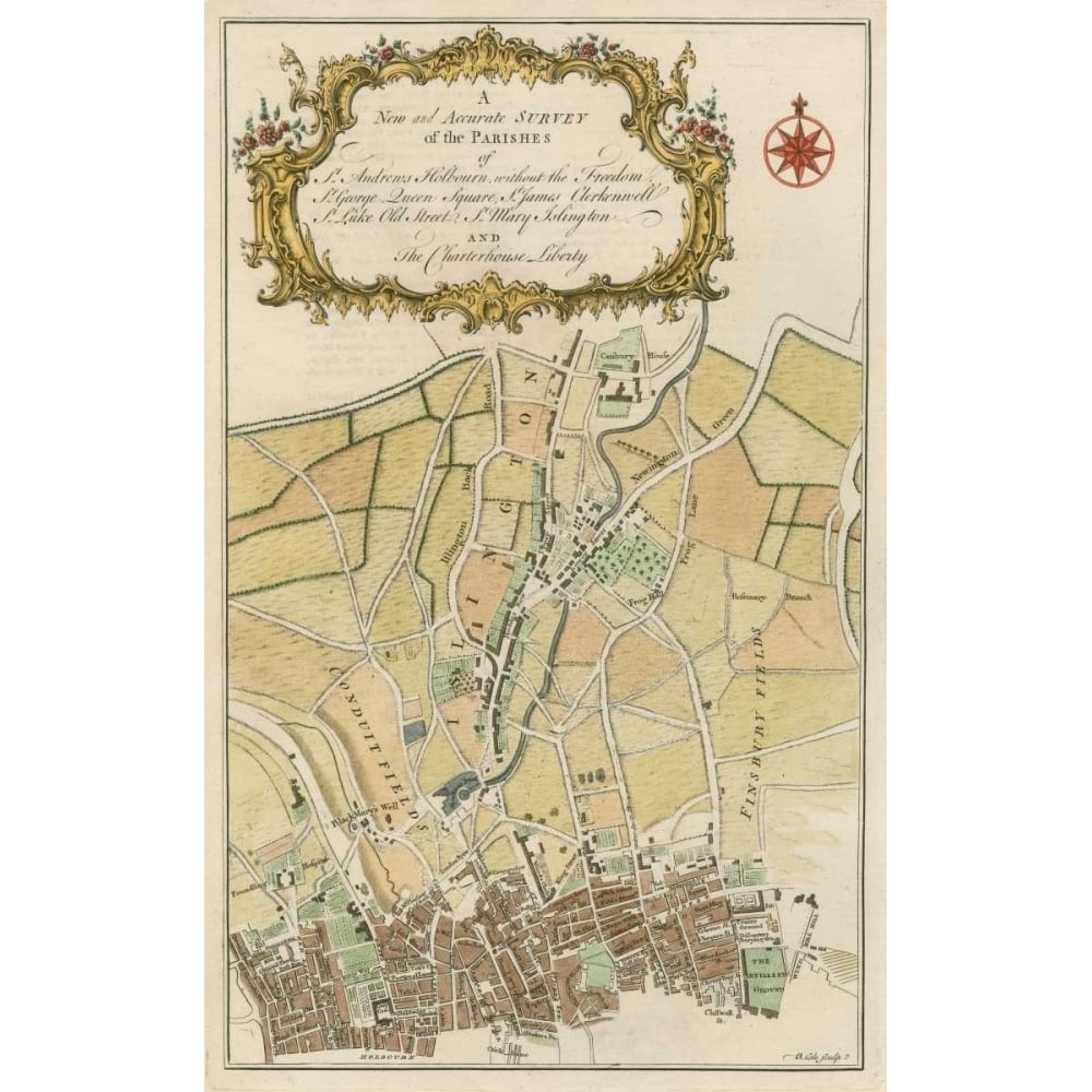 Parishes of London Poster Print - B. Cole-VARPDX93372Z Image 1