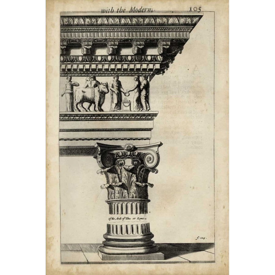 Ancient Architecture V Poster Print - John Evelyn-VARPDX93449Z Image 1