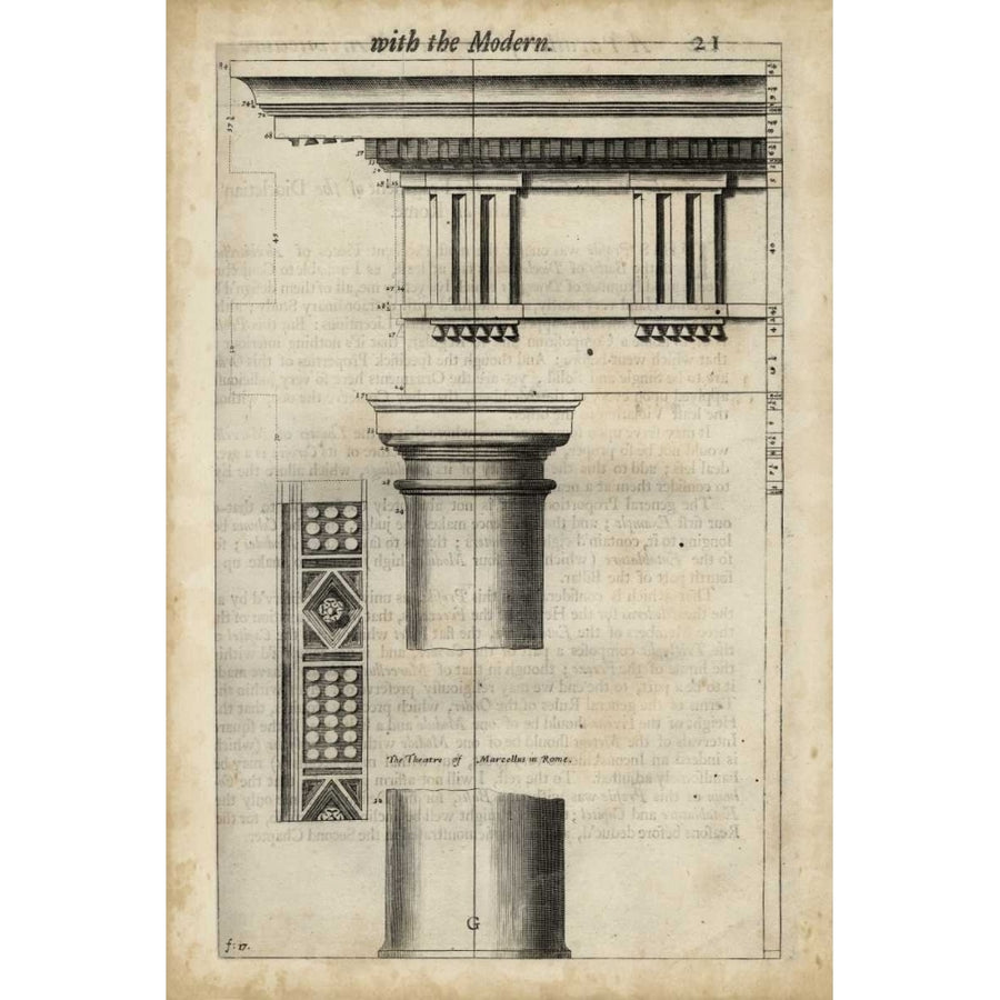 Ancient Architecture VIII Poster Print - John Evelyn-VARPDX93452Z Image 1