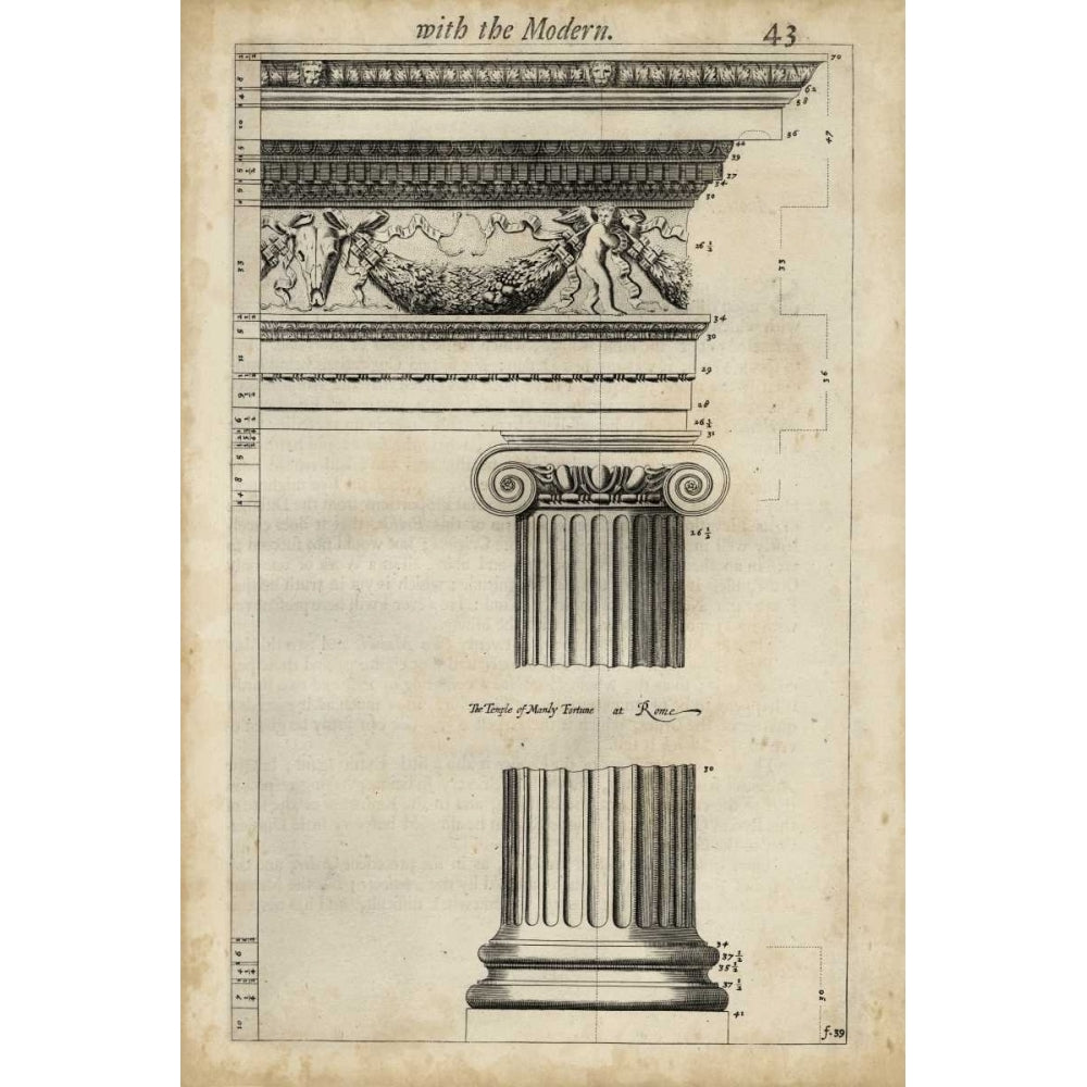 Ancient Architecture III Poster Print - John Evelyn-VARPDX93447Z Image 1