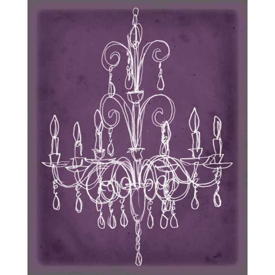 Plum Chandelier Sketch II Poster Print - Harper-VARPDX93458MS Image 1