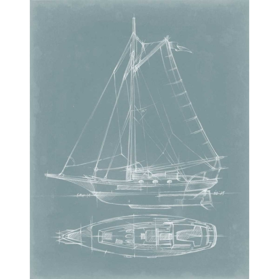 Yacht Sketches IV Poster Print - Ethan Harper-VARPDX93754Z Image 1