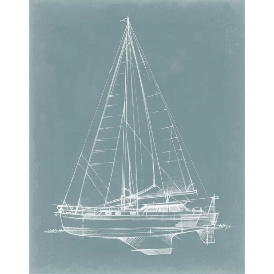 Yacht Sketches I Poster Print - Ethan Harper-VARPDX93751Z Image 1