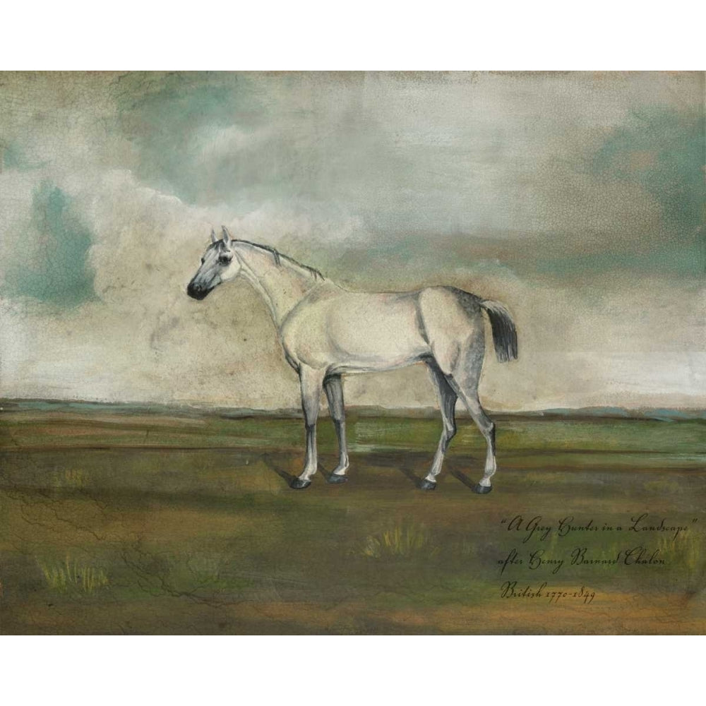 A Grey Hunter in a Landscape Poster Print - Naomi McCavitt-VARPDX93772Z Image 1