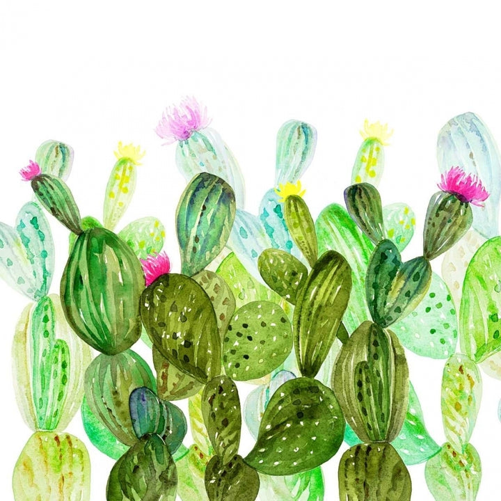 Delight cactus garden 1 Poster Print by Jin Jing-VARPDX937JIN1139 Image 2