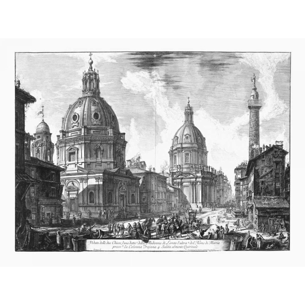 Veduta della du Chiese della Madonna Poster Print - Piranesi-VARPDX93914Z Image 1