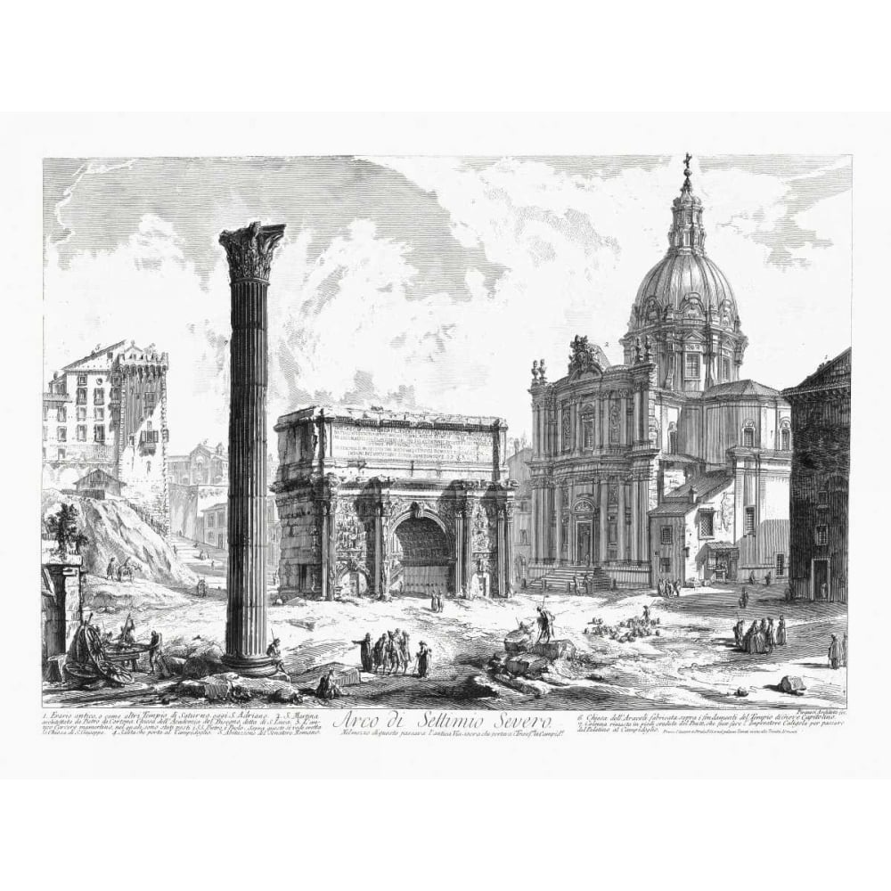 Arco de Settimo Severo Poster Print - Piranesi-VARPDX93913Z Image 1