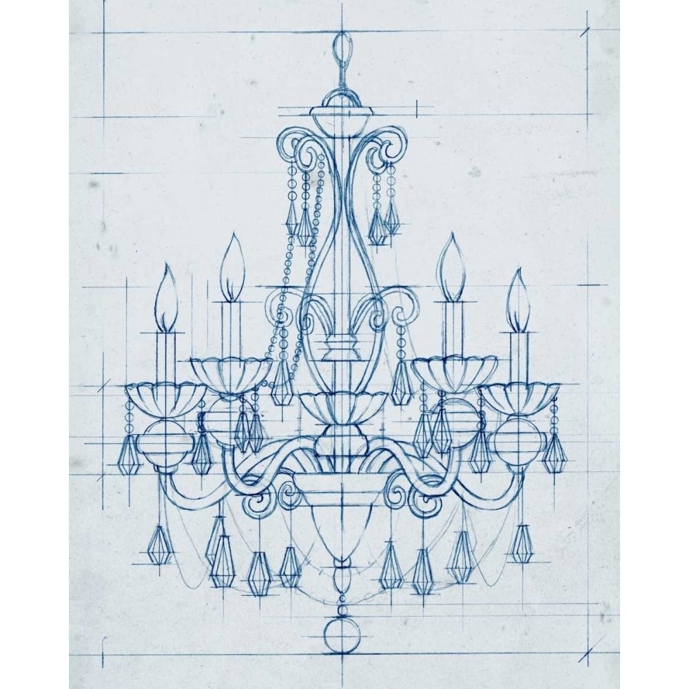 Chandelier Draft III Poster Print - Ethan Harper-VARPDX94087Z Image 1