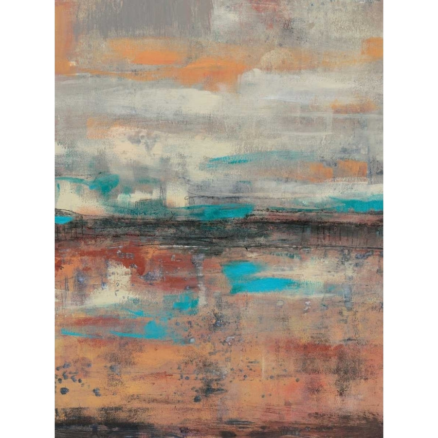 Teal Sunset I Poster Print - Jennifer Goldberger-VARPDX94164FN Image 1