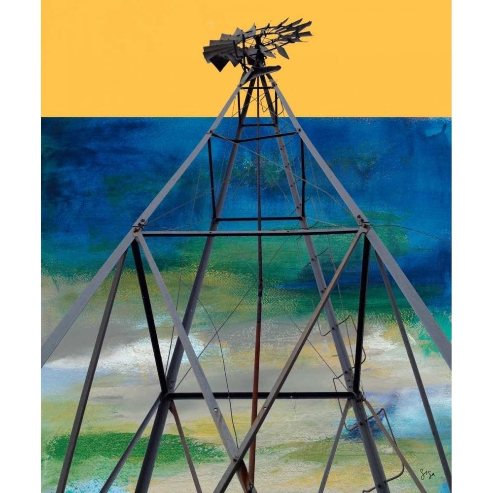 Windmill Abstract Poster Print - Sisa Jasper-VARPDX94231Z Image 1