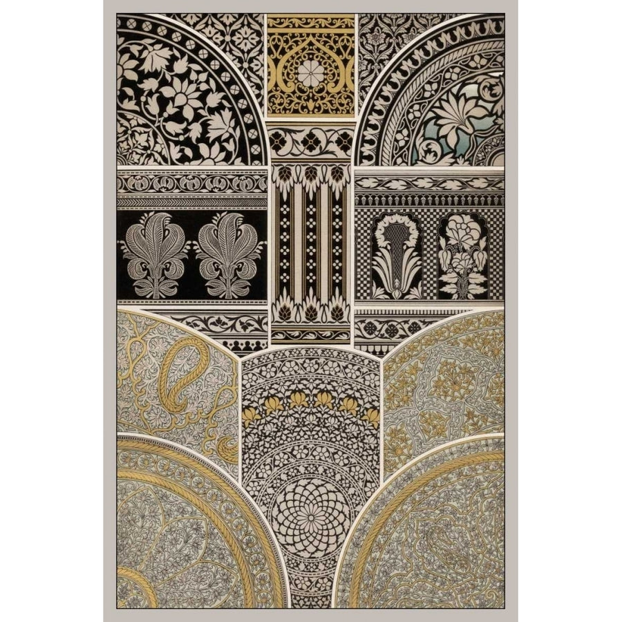 Ornament in Gold and Silver I Poster Print - Studio Vision-VARPDX94292Z Image 1