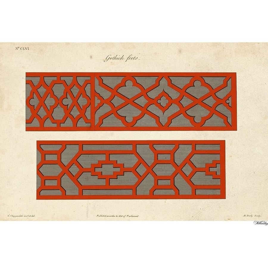 Graphic Fretwork II Poster Print - Studio Vision-VARPDX94553Z Image 1