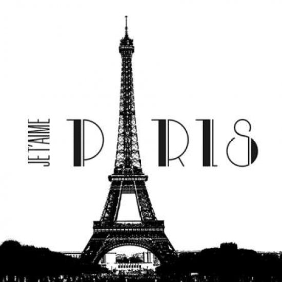 Je Taime Paris Poster Print by Emily Navas-VARPDX9464E Image 1