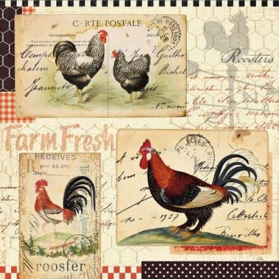 Rooster Farm II Poster Print by Alain Pelletier-VARPDX9487 Image 1