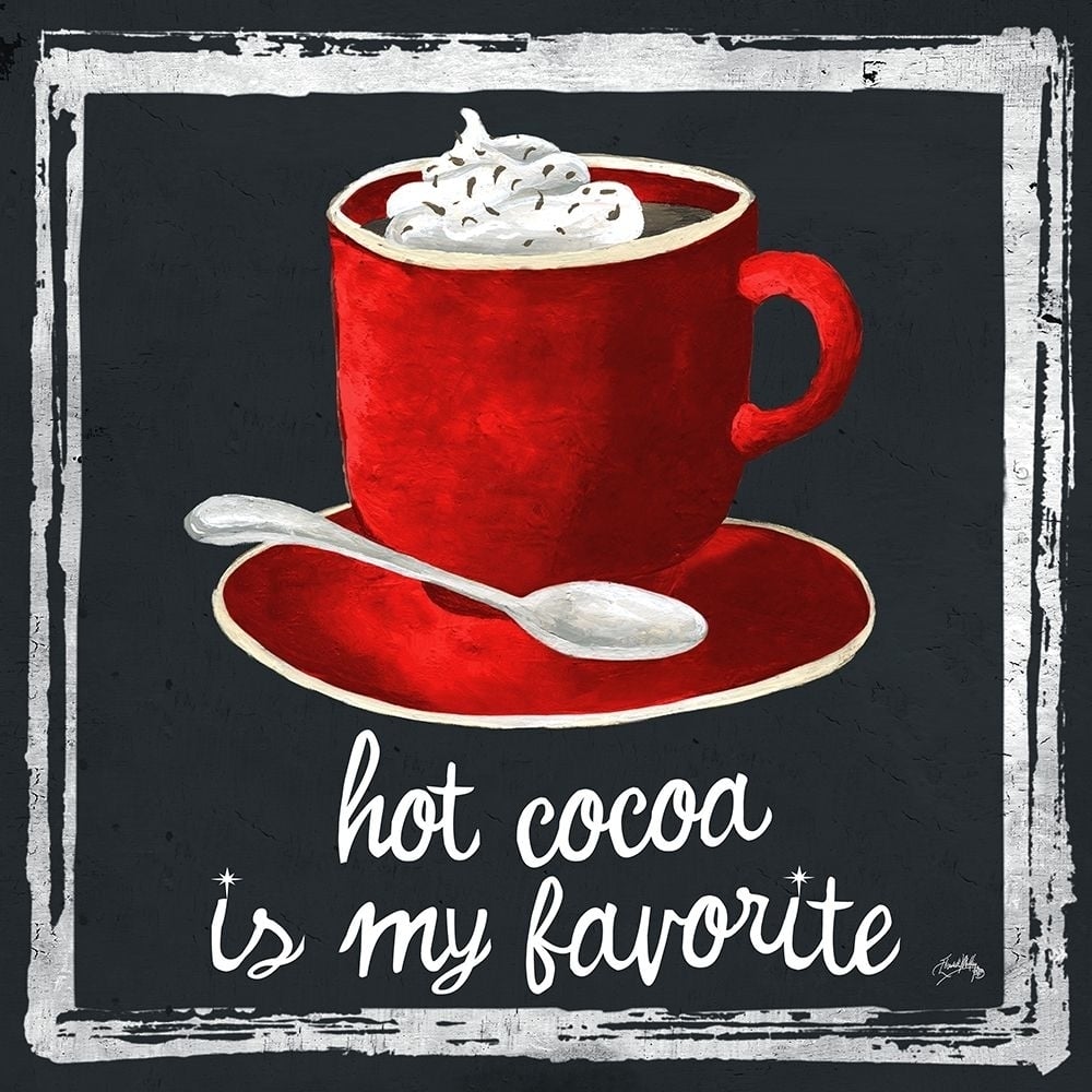 Whimsical Hot Cocoa Holiday I Poster Print by Elizabeth Medley-VARPDX9513L Image 1