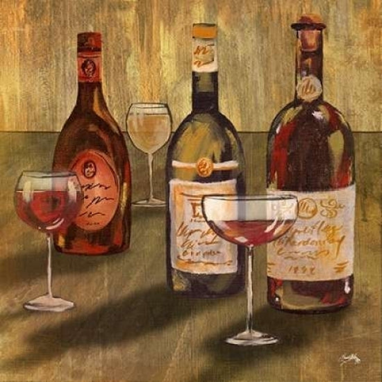 Bottle of Wine II Poster Print by Elizabeth Medley-VARPDX9514 Image 2