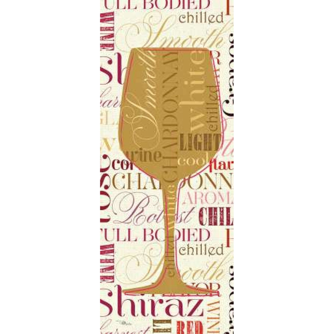 Colorful Wine Sayings - Chardonnay Poster Print by Pela Studio-VARPDX9531 Image 1