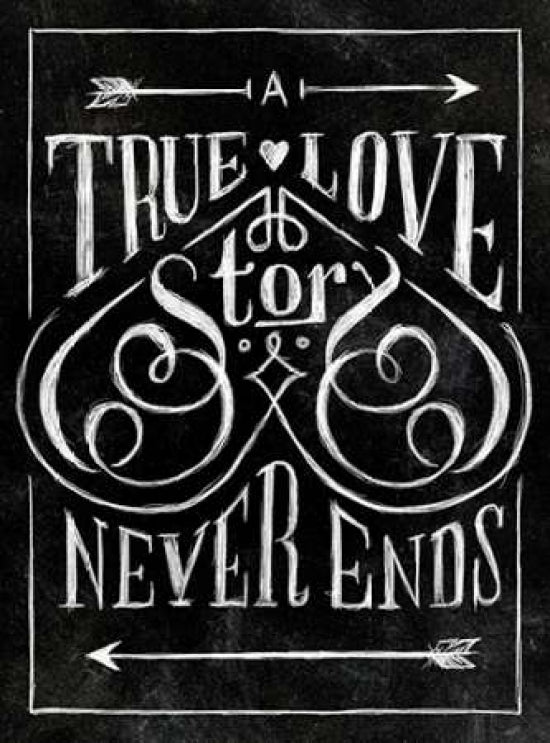 True Love with Border Poster Print by Sundance Studio-VARPDX9580ZZ Image 1