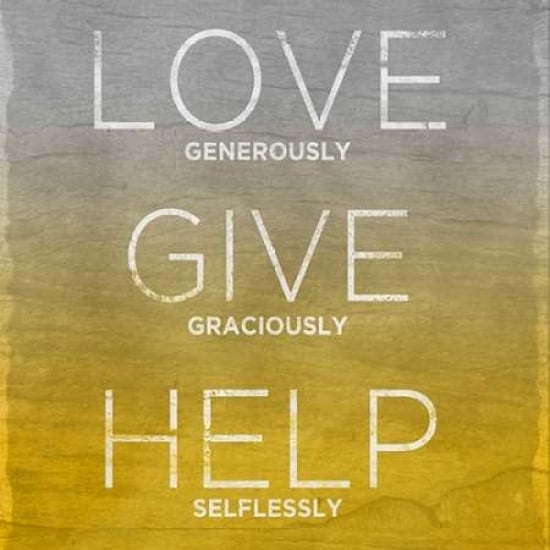 Love Give Help Poster Print by Sundance Studio-VARPDX9593EE Image 1