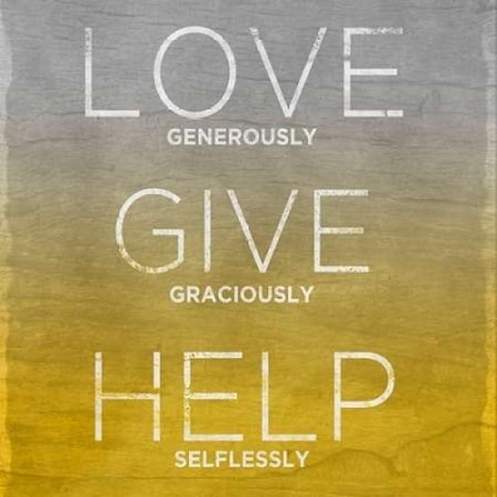 Love Give Help Poster Print by Sundance Studio-VARPDX9593EE Image 2