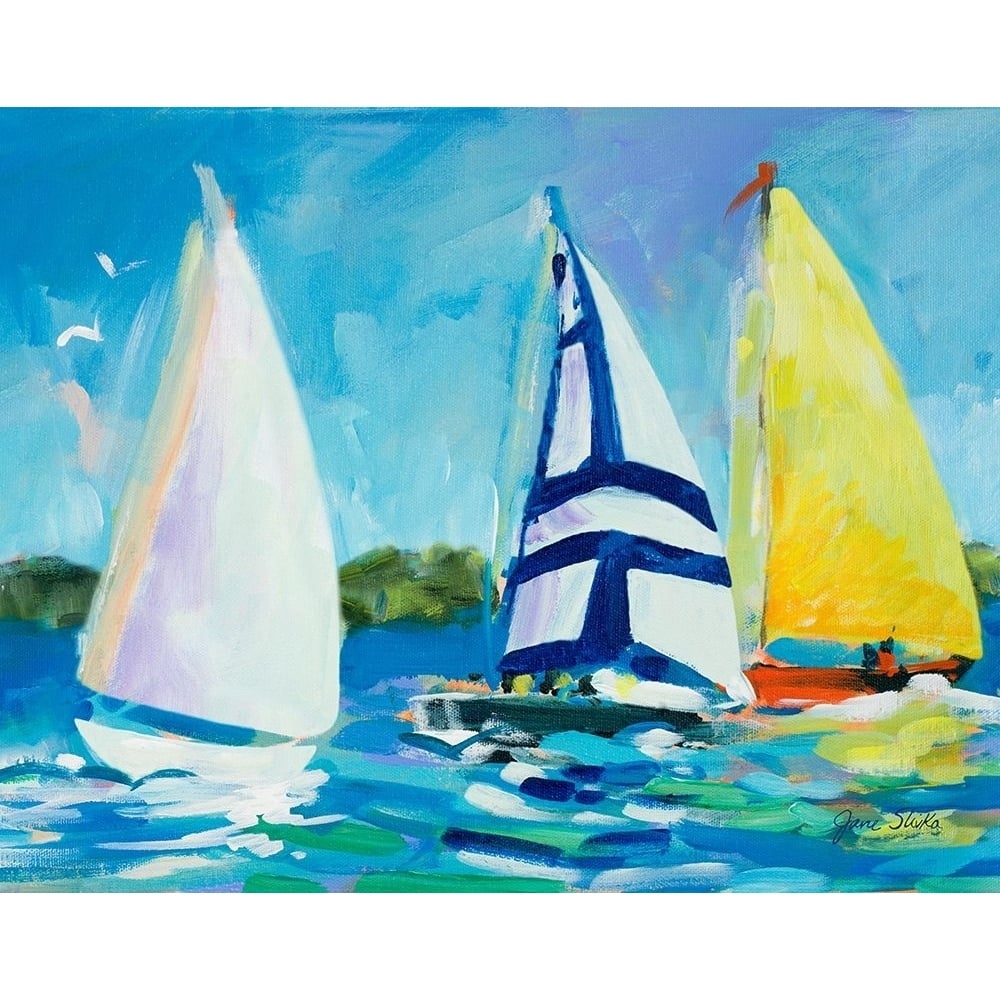 The Regatta Poster Print by Jane Slivka-VARPDX9624H Image 1