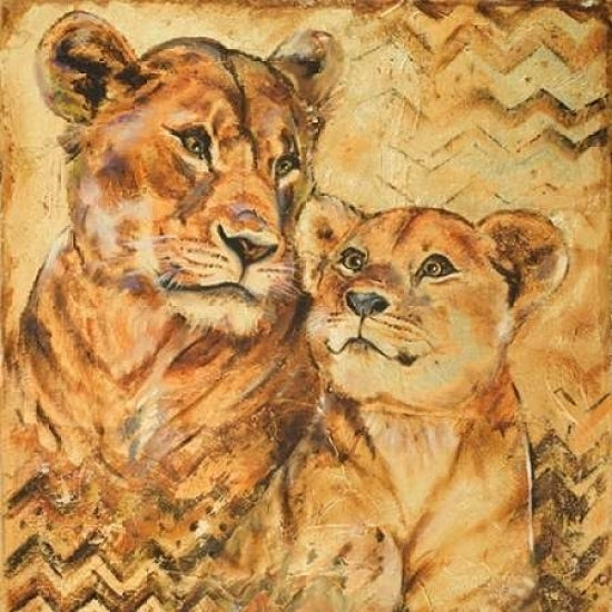 Safari Mother and Son II Poster Print by Patricia Pinto-VARPDX9645A Image 2