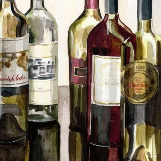 BandG Bottles Square I Poster Print by Heather A. French-Roussia-VARPDX9646D Image 2