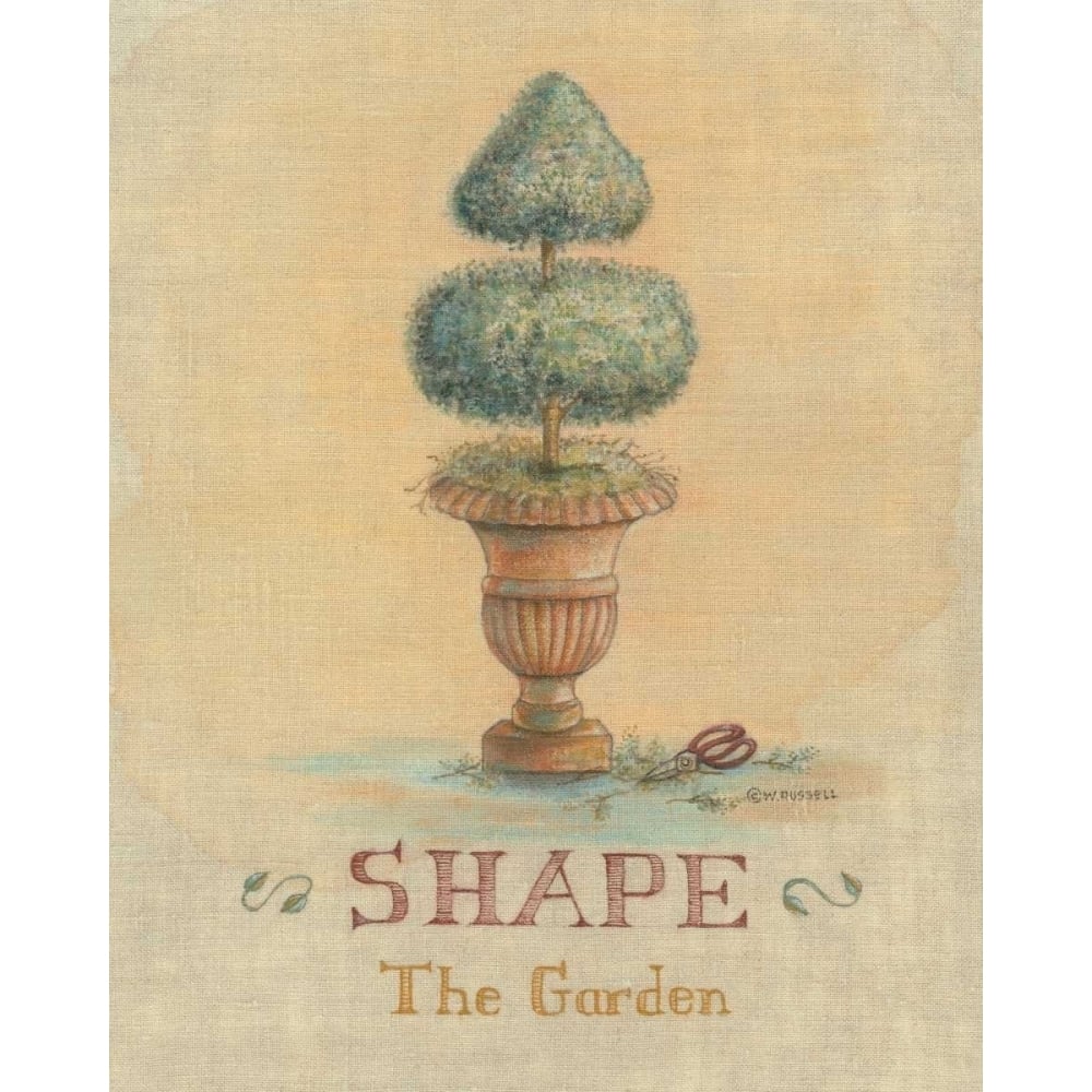 Garden Series in Linen II Poster Print - Wendy Russell-VARPDX96609D Image 1