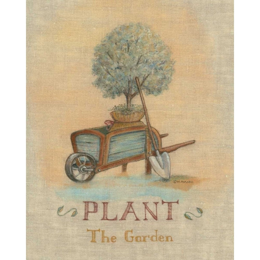 Garden Series in Linen III Poster Print - Wendy Russell-VARPDX96610D Image 1