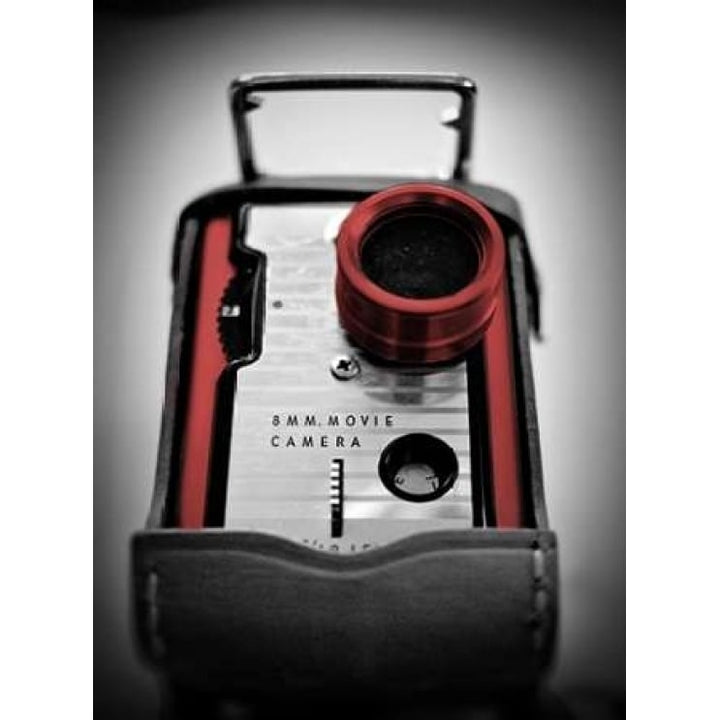 Red Movie Camera with Border Poster Print by Gail Peck-VARPDX9675D Image 1